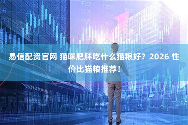 易信配资官网 猫咪肥胖吃什么猫粮好？2026 性价比猫粮推荐！